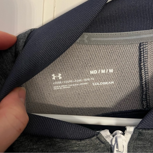 Dark Grey Auburn University Zip Up Sweatshirt - Picture 3 of 3